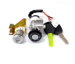 Ignition And Seat Lock Set With Computerized Key Optima