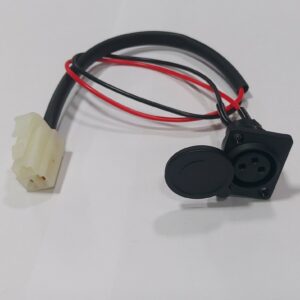 HE023BB Lithium Socket Wire With Cap - Big Coupler